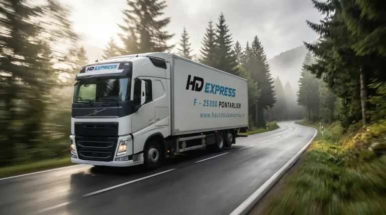 Camion HD Express pour transport urgent à Pontarlier et dans le Haut-Doubs